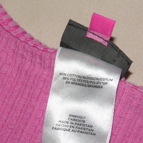 Vince Camuto Pink Ribbed Knit Flutter Sleeve Tiered Girls Dress - Picture 6 of 7